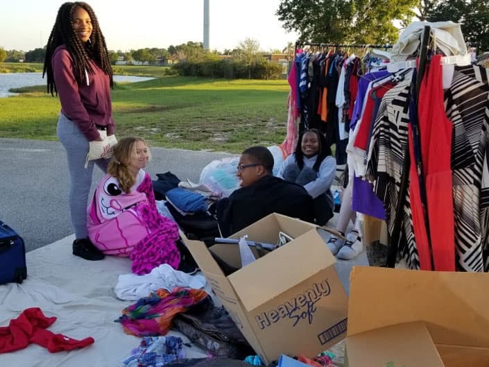 Volunteering in the community