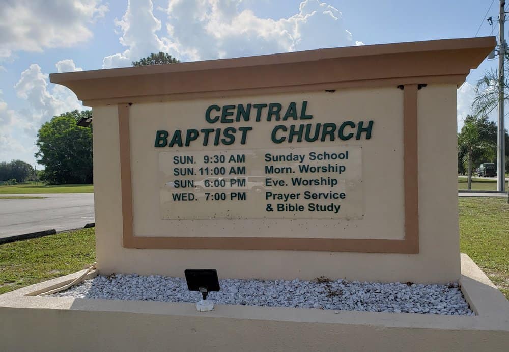Church sign